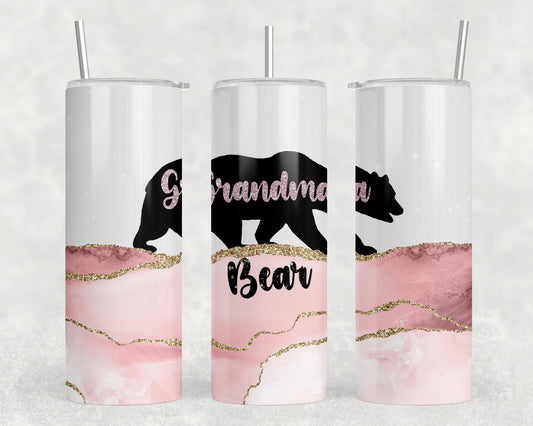 Grandma Bear 20oz Skinny Tumbler - 1568