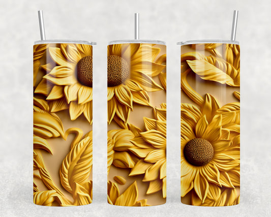 Sunflower 20oz Skinny Tumbler - 1572