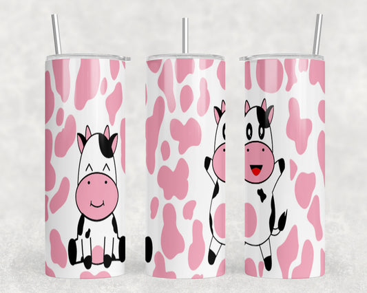 Pink Cows 20oz Skinny Tumbler - 1573