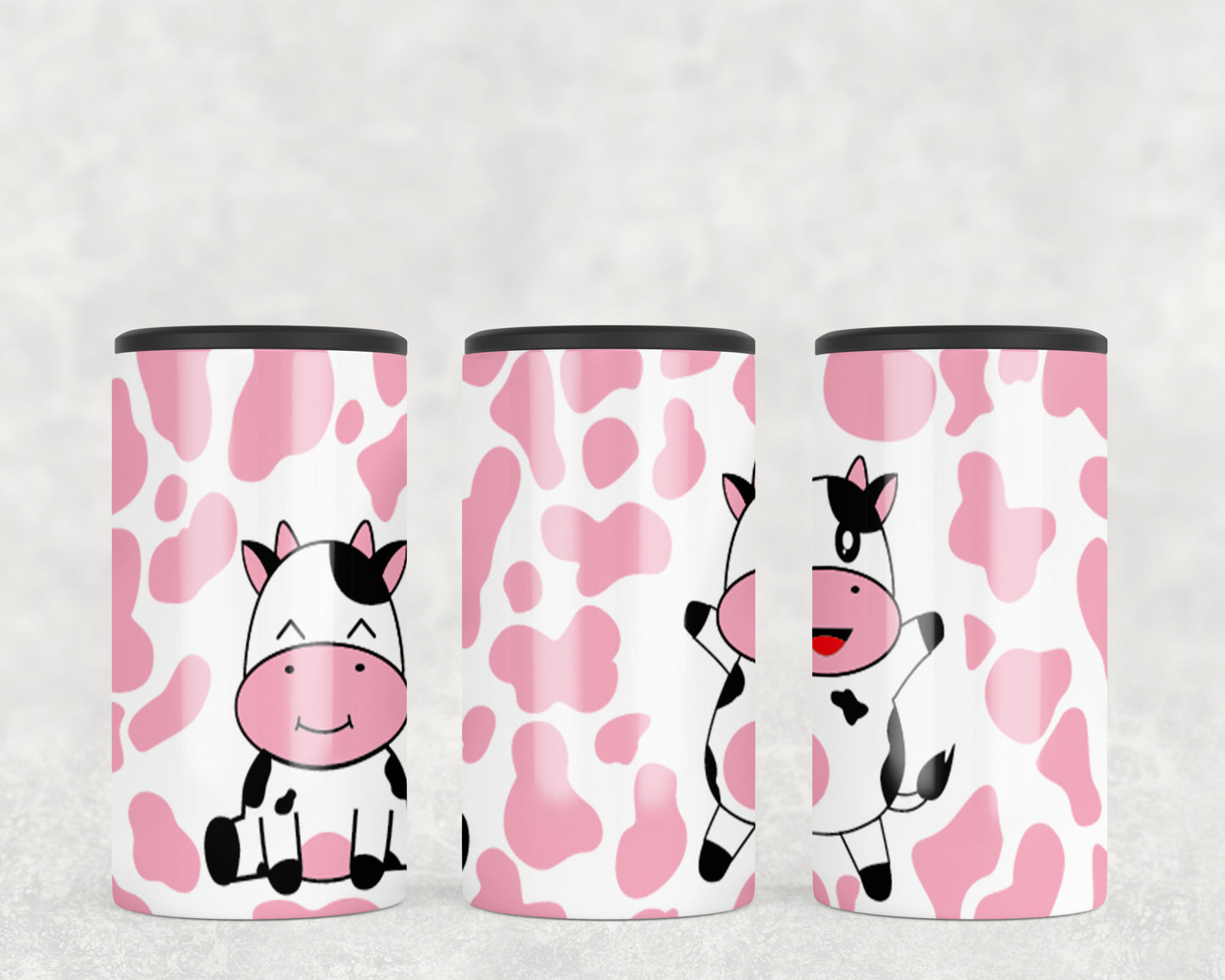 Pink Cows 5-in-1 Can Hugger Tumbler - 1573