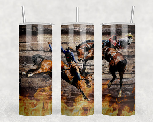 Rodeo Broncs 20oz Skinny Tumbler - 1581