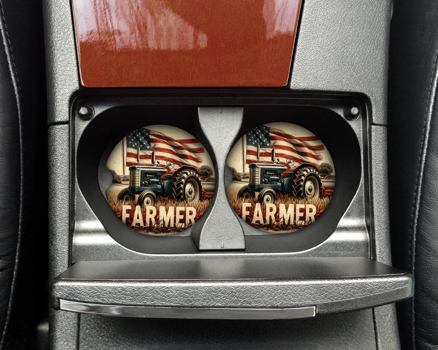 Farmer Tractor Car Coaster Set - 158