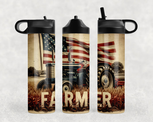 Farmer Tractor Water Bottle - 158