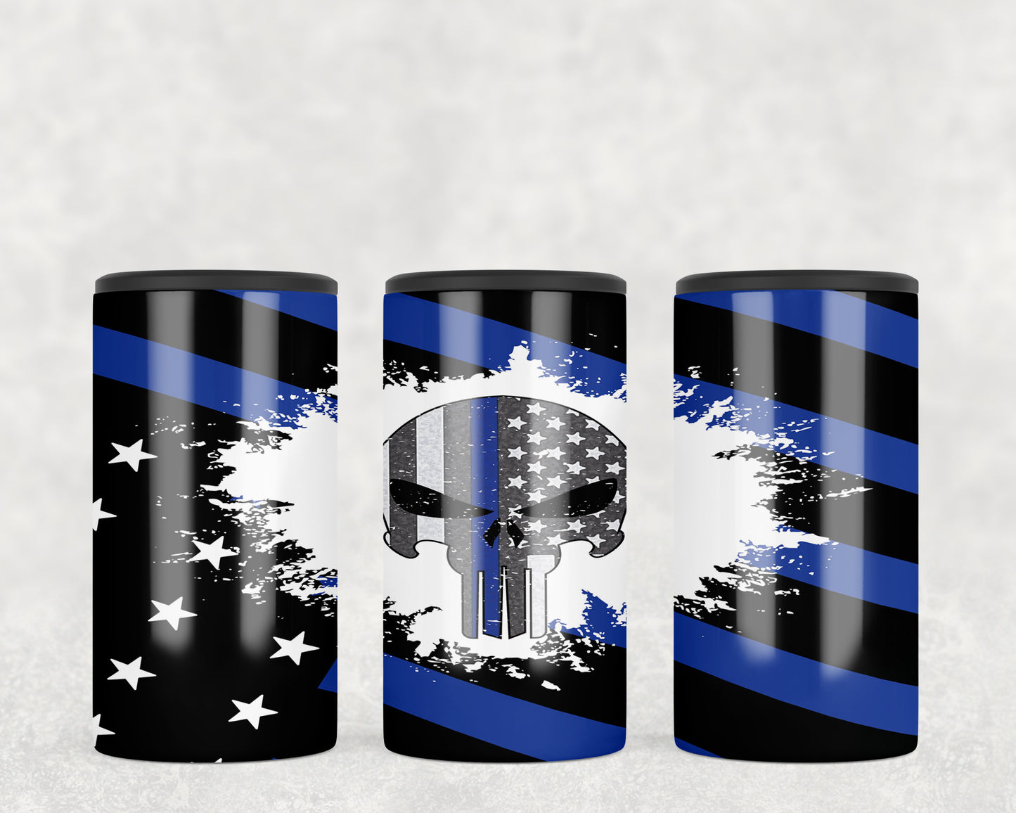 Thin Blue Line 5-in-1 Can Hugger Tumbler - 1600