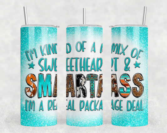 Funny Sarcastic 20oz Skinny Tumbler - 1601