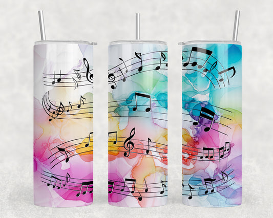 Music Notes 20oz Skinny Tumbler - 160