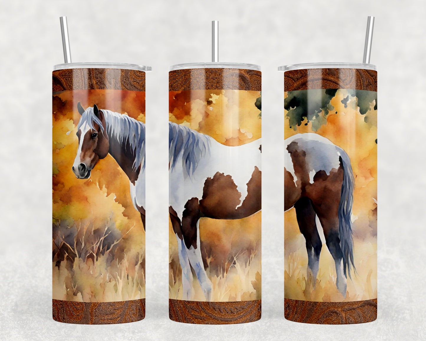 Horse 20oz Skinny Tumbler - 1613