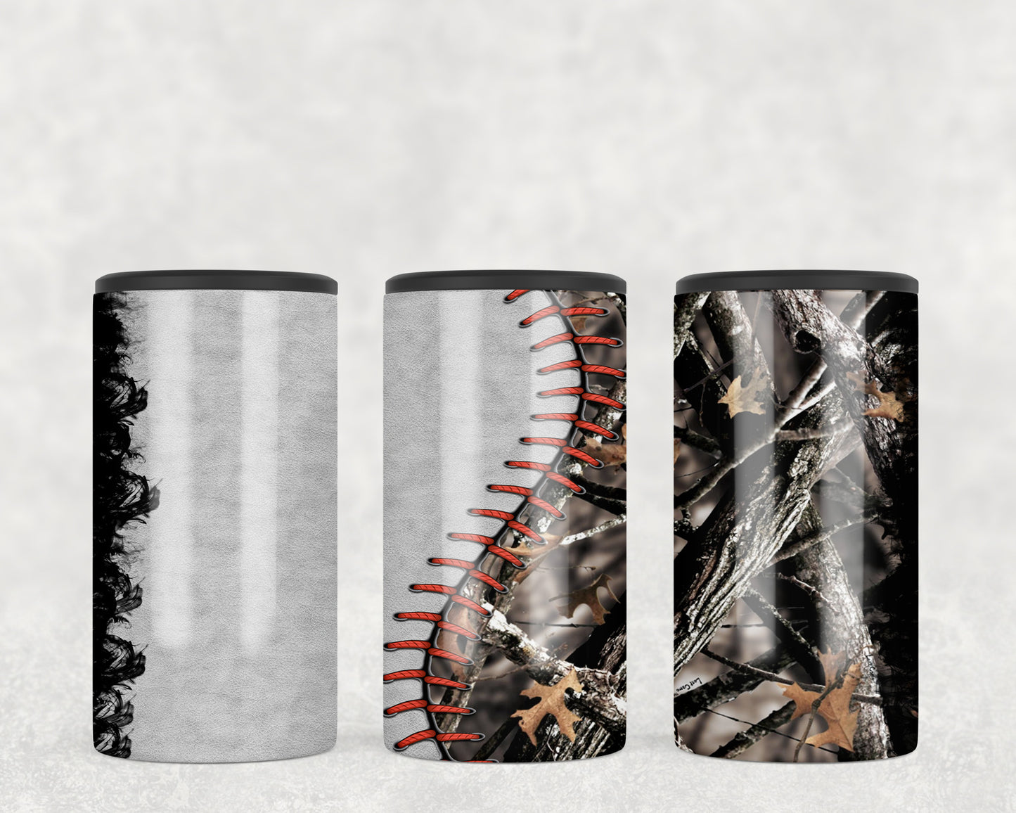 Baseball Camo 5-in-1 Can Hugger Tumbler - 1615