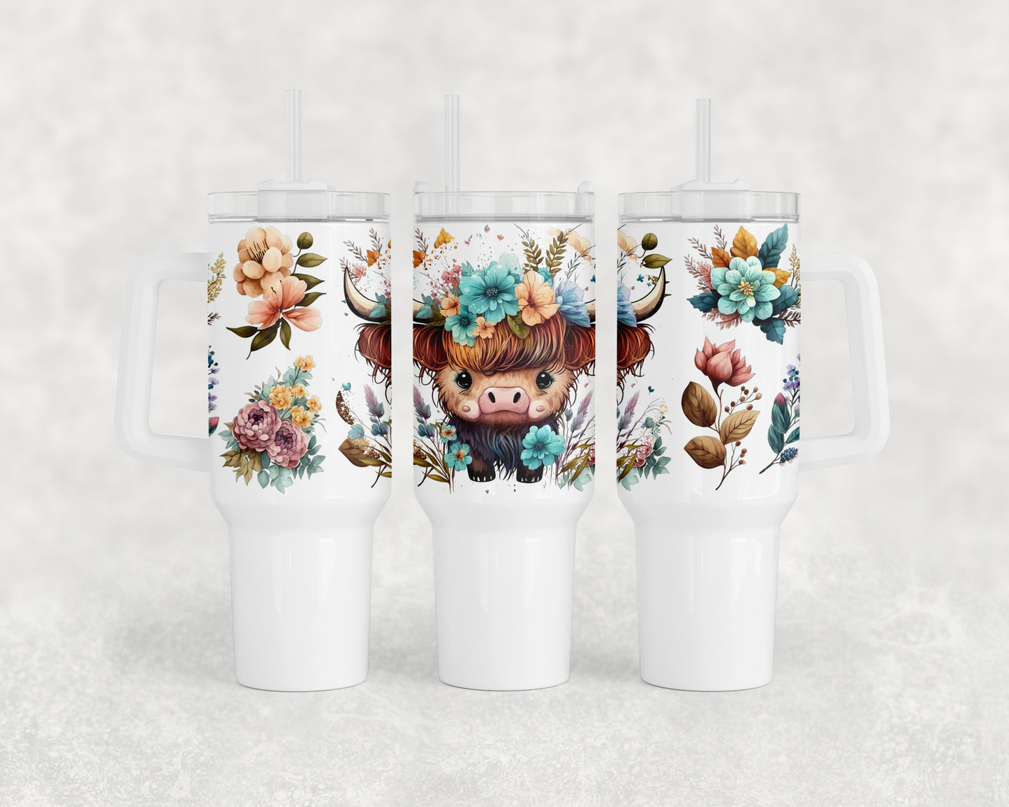 Cute Cow 40oz Tumbler - 1617