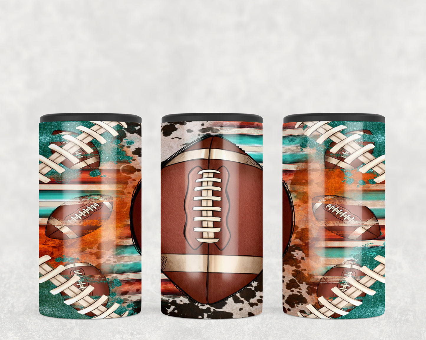 Serape Football 5-in-1 Can Hugger Tumbler - 1623