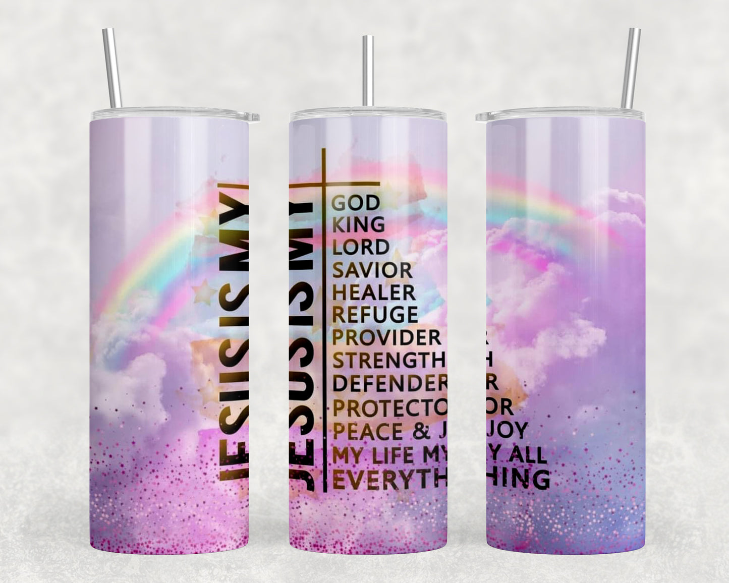 Jesus Is y Religious 20oz Skinny Tumbler - 1634