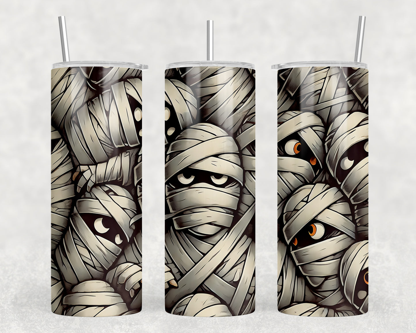 Halloween Mummy 20oz Skinny Tumbler - 163