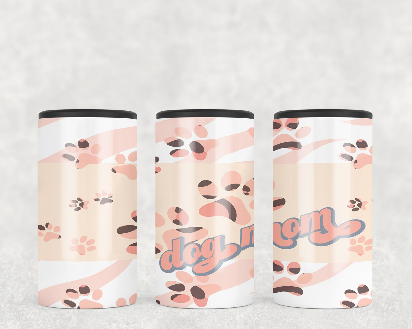 Dog Mom Paw Prints 5-in-1 Can Hugger Tumbler - 1652