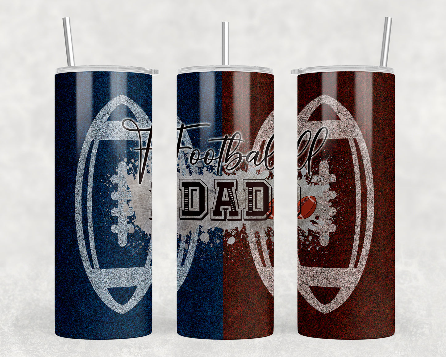 Football Dad 20oz Skinny Tumbler - 1657