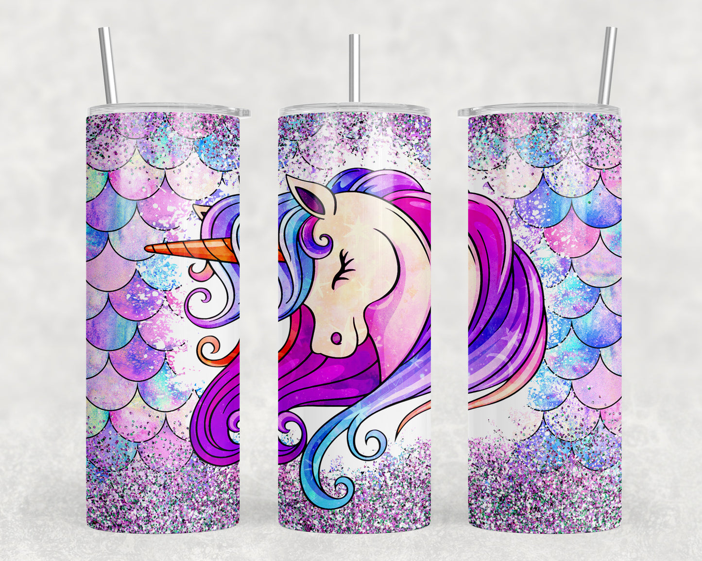 Unicorn 20oz Skinny Tumbler - 1677