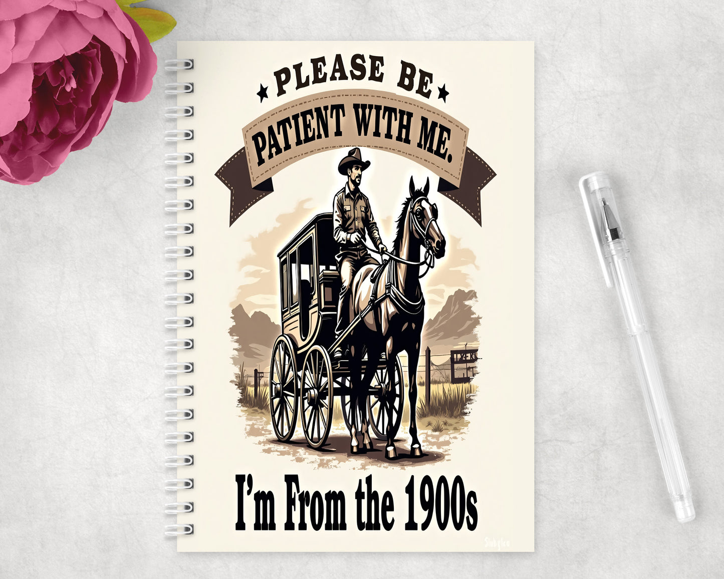 Funny Born In The 1900's Spiral Lined A5 Journal - 167