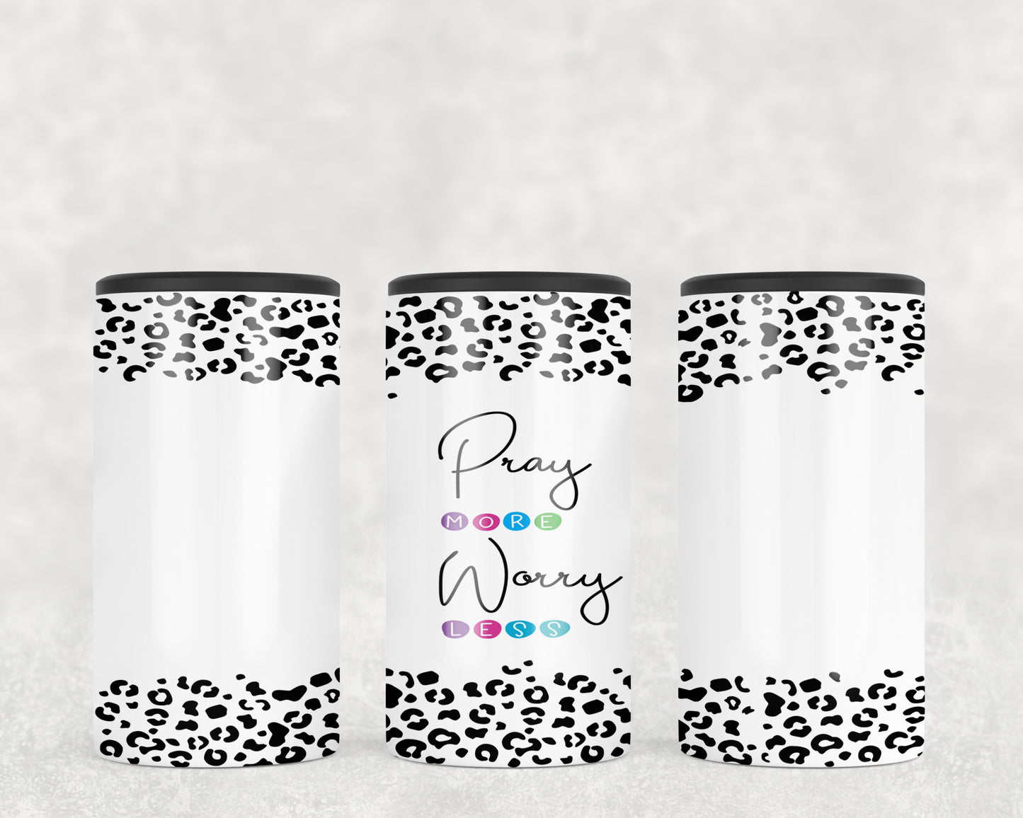 Pray More Worry Less 5-in-1 Can Hugger Tumbler - 1680