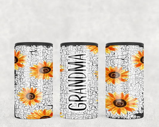 Sunflower Grandma 5-in-1 Can Hugger Tumbler - 1684