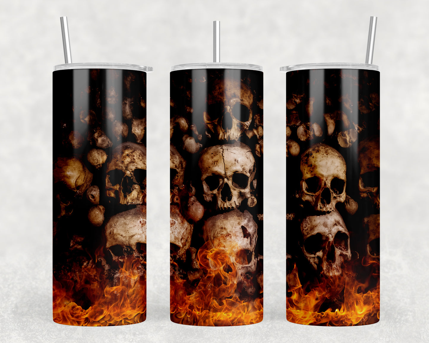 Skulls 20oz Skinny Tumbler - 1686