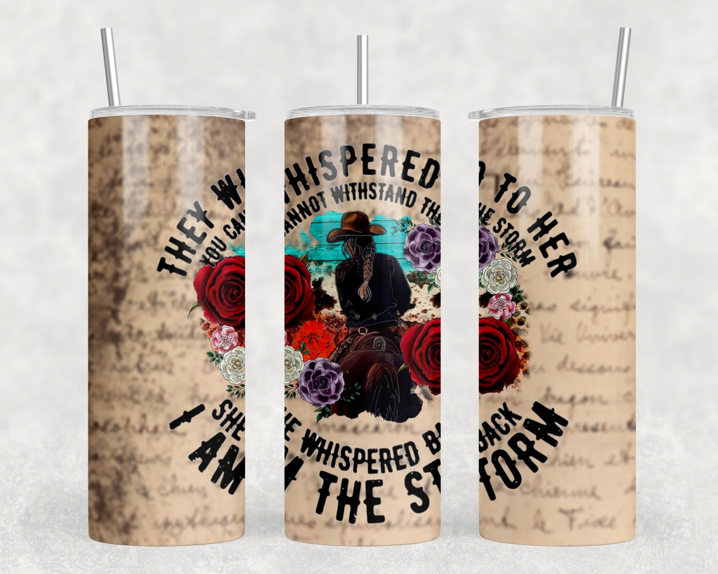 Cowgirl Positivity 20oz Skinny Tumbler - 1688