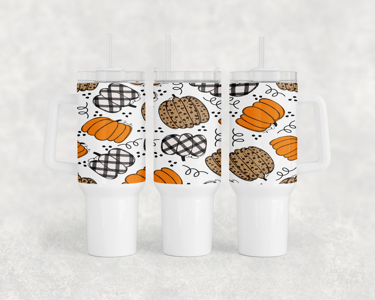 Fall Pumpkins 40oz Tumbler - 168