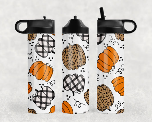 Fall Pumpkins Water Bottle - 168