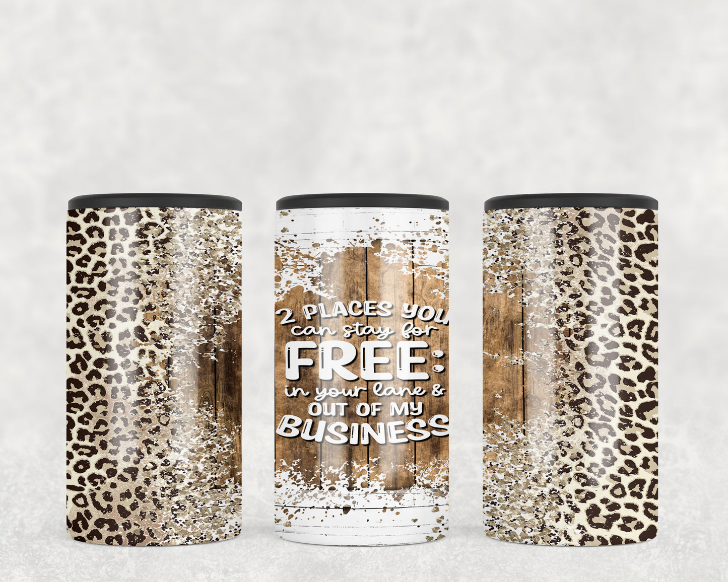 Funny Mind Your Business 5-in-1 Can Hugger Tumbler - 1698