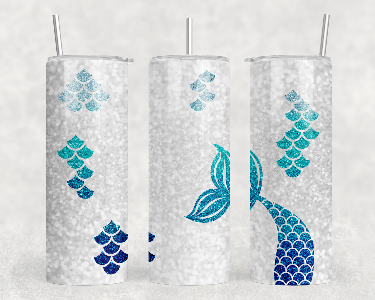 Mermaid 20oz Skinny Tumbler - 1699