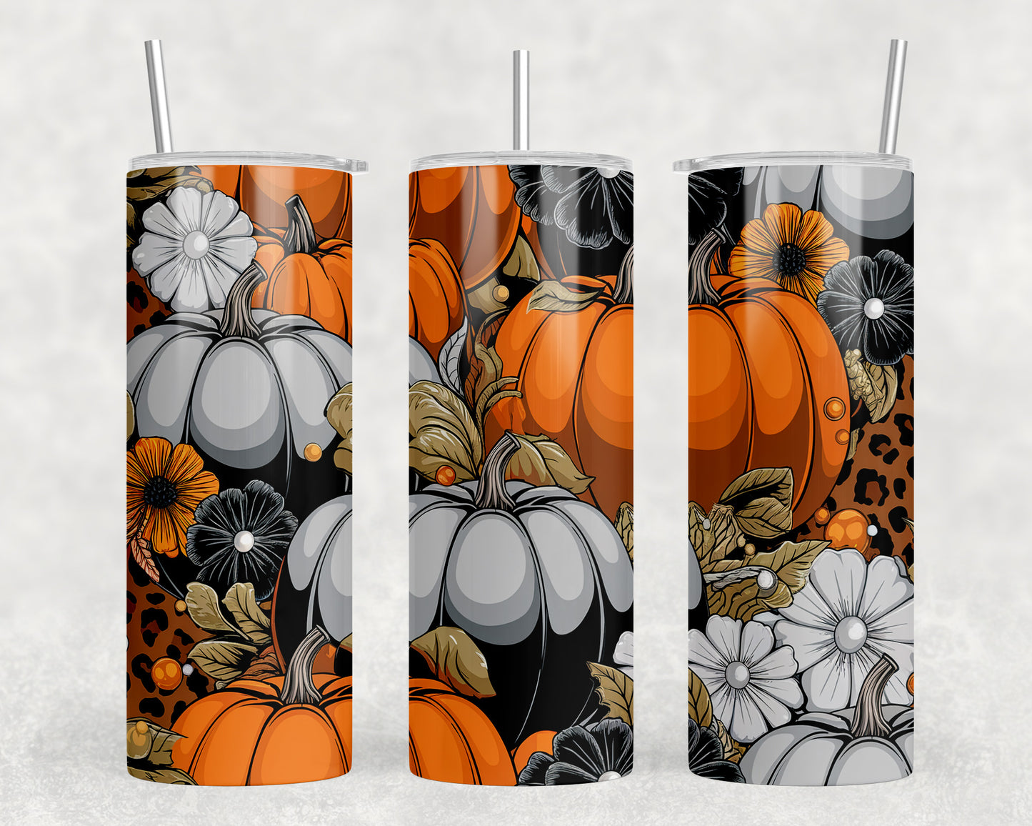 Fall Pumpkins 20oz Skinny Tumbler - 170