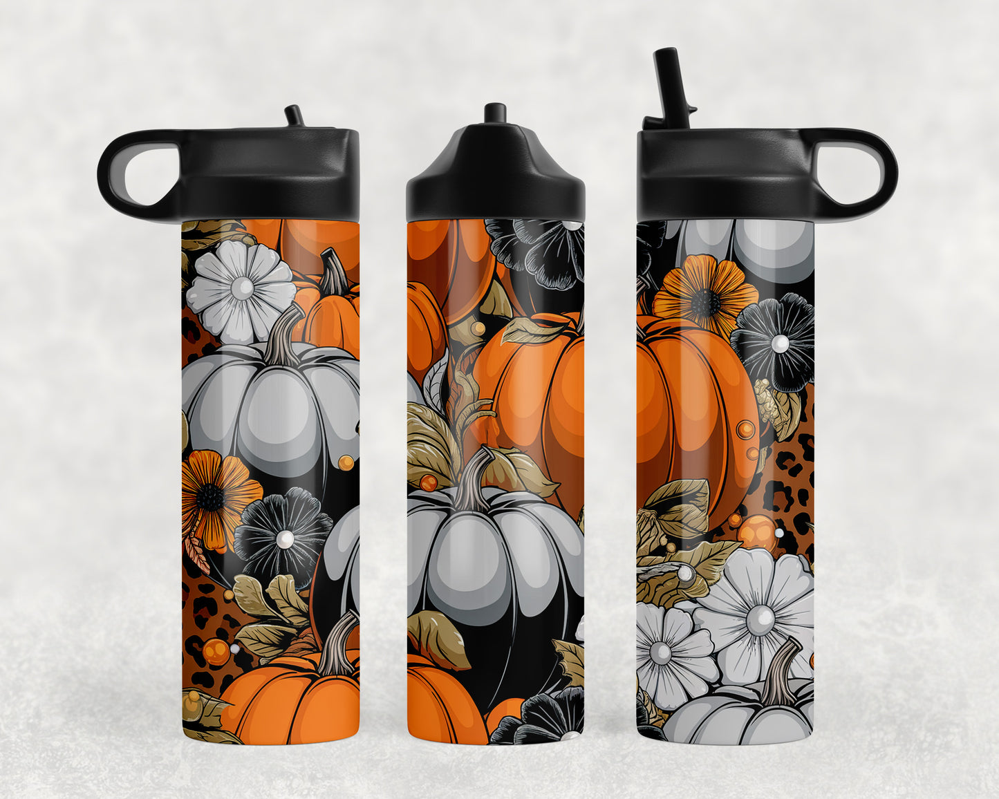 Fall Pumpkins Water Bottle - 170