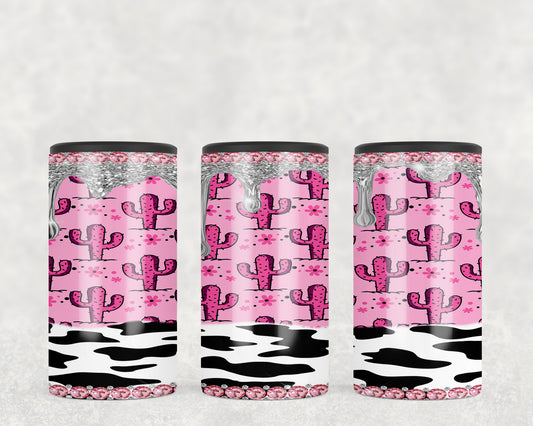 Pink Cactus 5-in-1 Can Hugger Tumbler - 1710