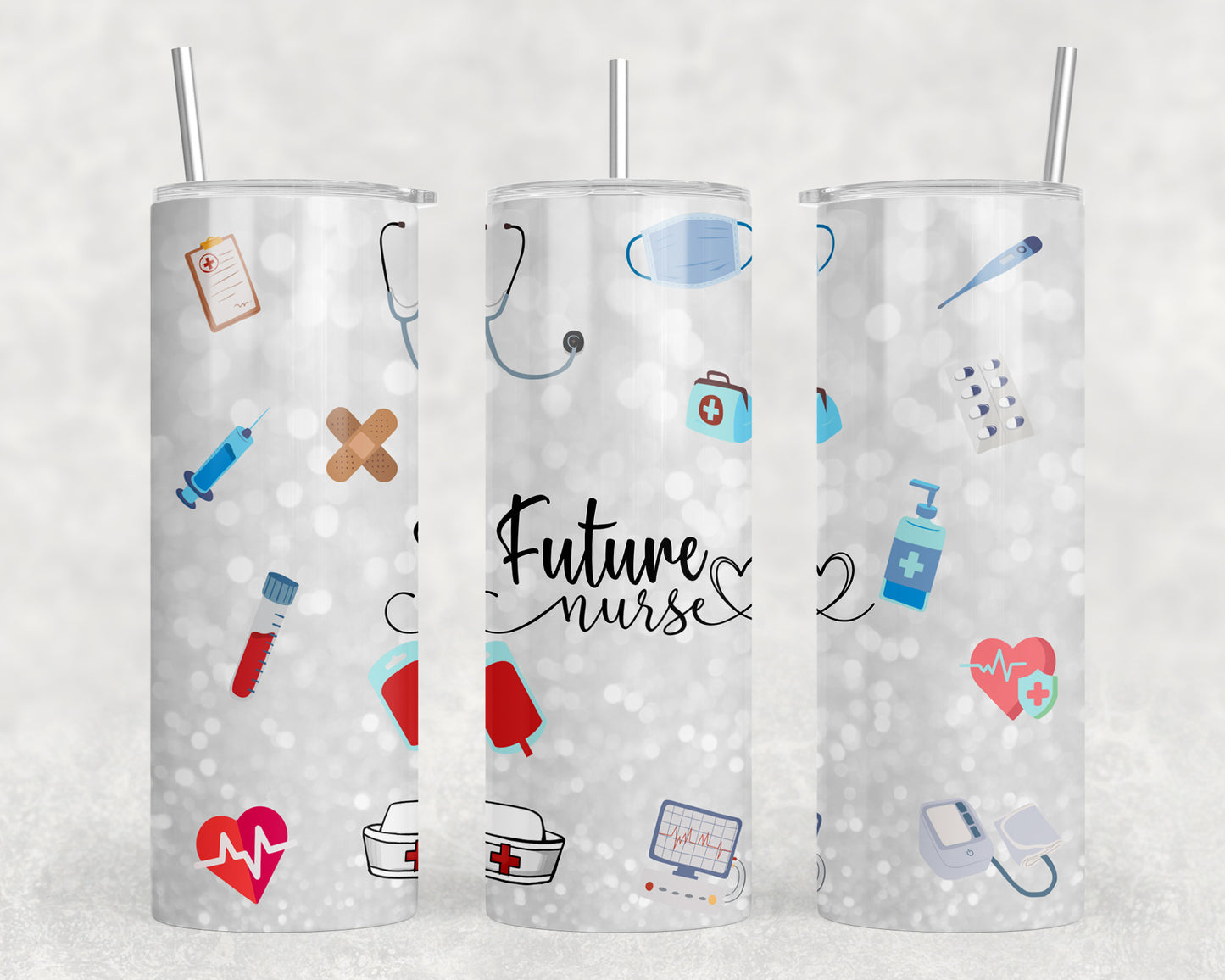 Future Nurse Nursing School 20oz Skinny Tumbler - 1713