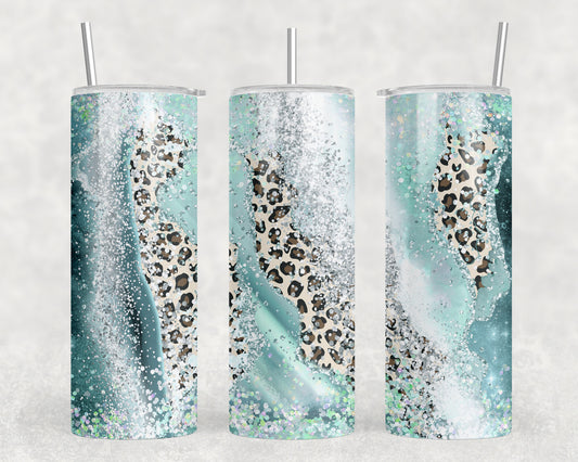 Leopard Print Milky Way 20oz Skinny Tumbler - 1726