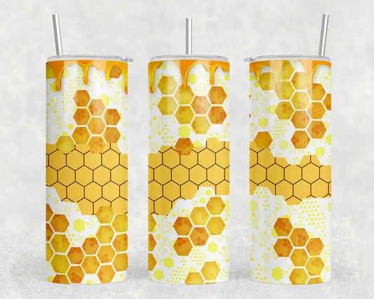 Honey Comb 20oz Skinny Tumbler - 1737