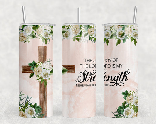 Bible Verse 20oz Skinny Tumbler - 1739