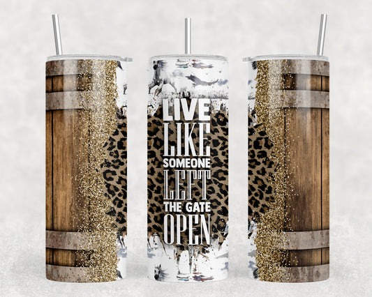 Gate Open 20oz Skinny Tumbler - 1742