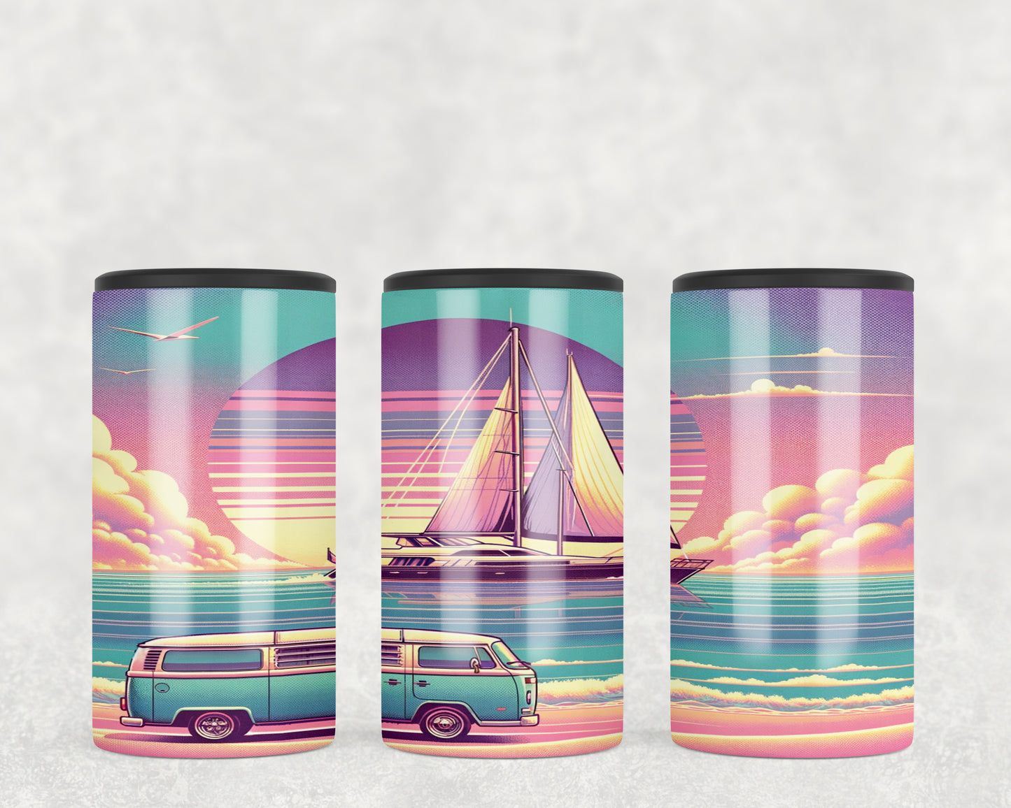 Retro Ocean 5-in-1 Can Hugger Tumbler - 175