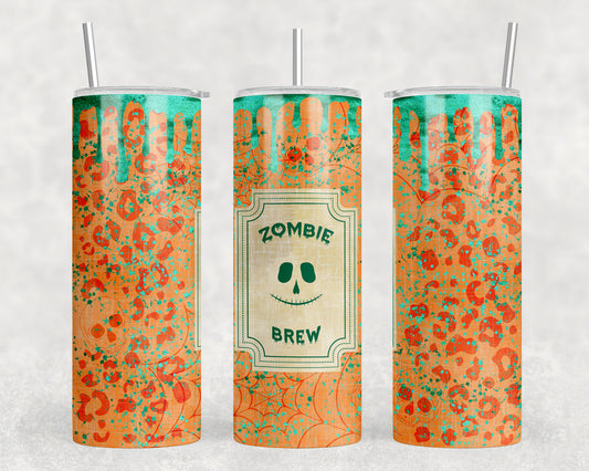 Halloween Zombie Brew 20oz Skinny Tumbler - 1760