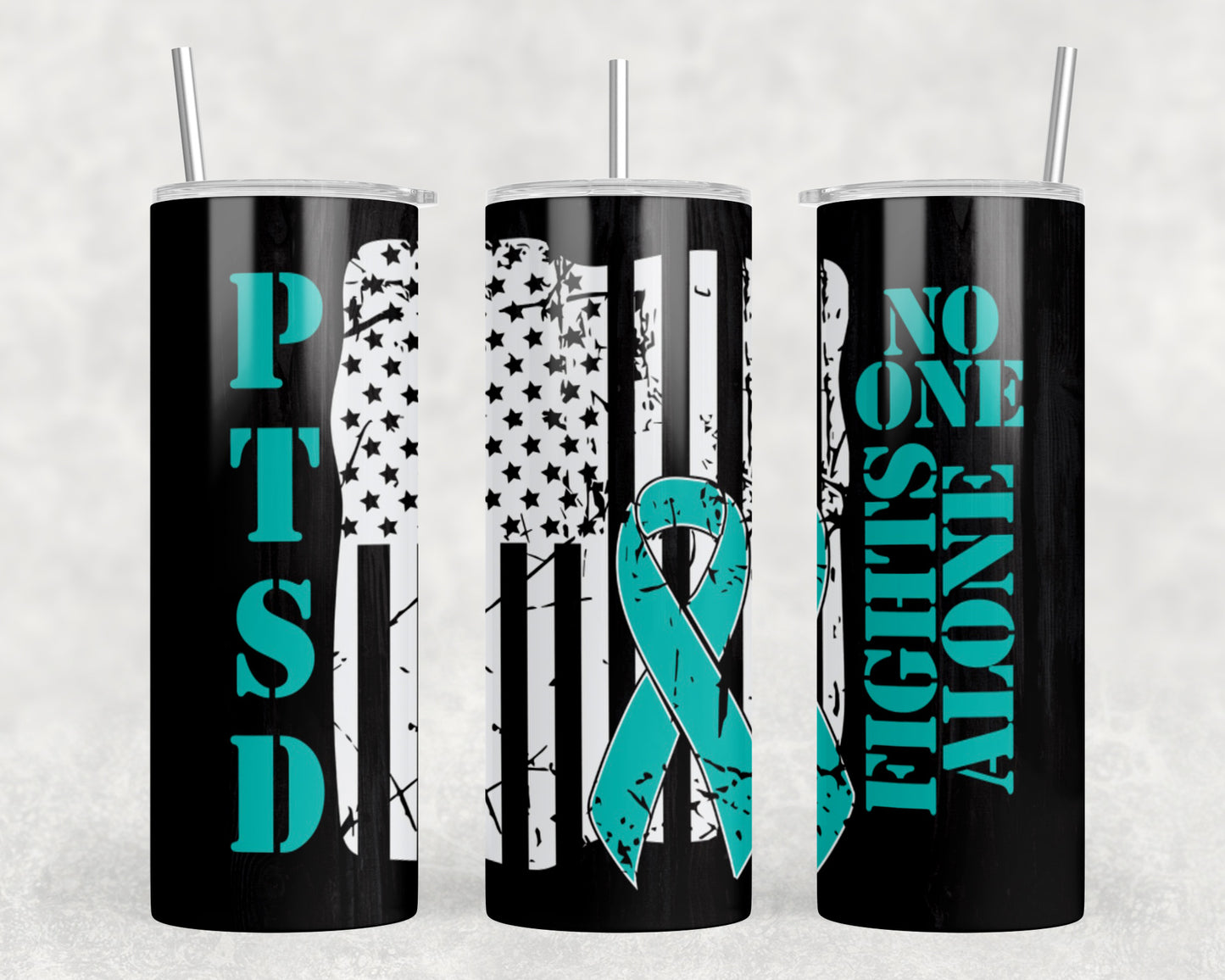 PTSD Awareness 20oz Skinny Tumbler - 1762