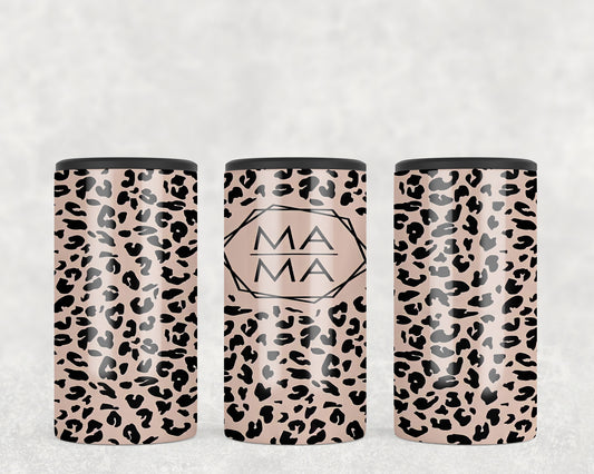 Mama Leopard Print 5-in-1 Can Hugger Tumbler - 1767