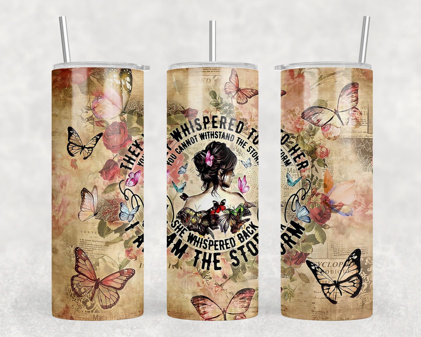 I Am The Storm 20oz Skinny Tumbler - 1778