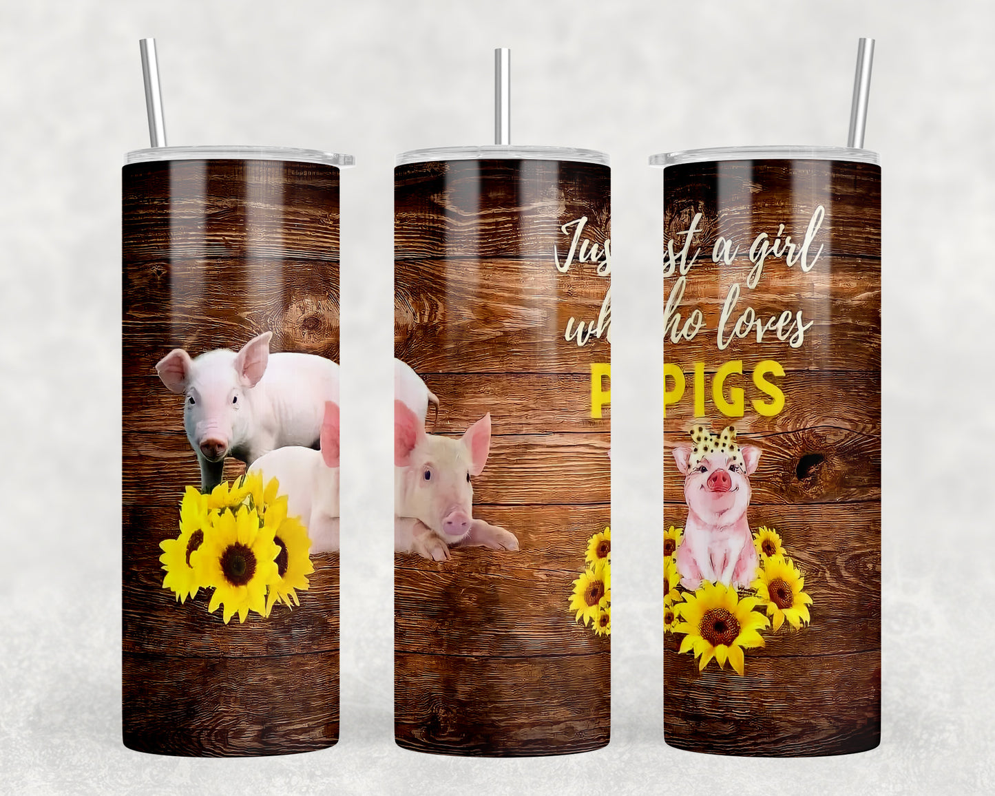 Pigs 20oz Skinny Tumbler - 1784