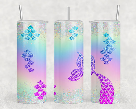 Mermaid 20oz Skinny Tumbler - 1786