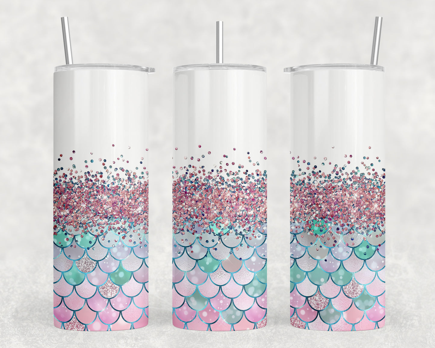 Mermaid 20oz Skinny Tumbler - 1787