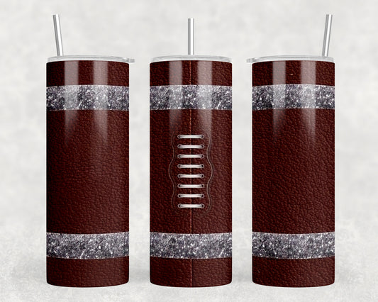 Football 20oz Skinny Tumbler - 1788