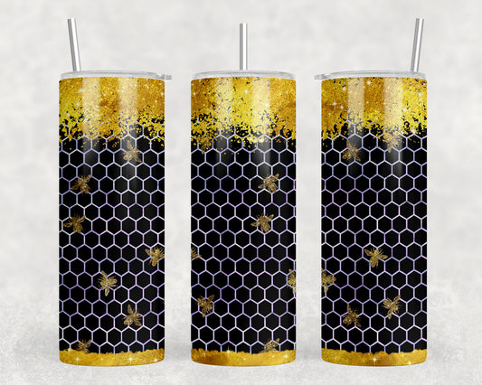 Bees 20oz Skinny Tumbler - 1789