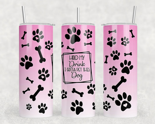 Funny Pet This Dog 20oz Skinny Tumbler - 1792