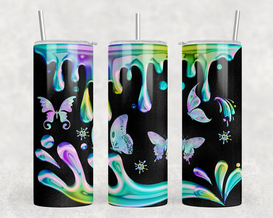 Butterflies 20oz Skinny Tumbler - 1801