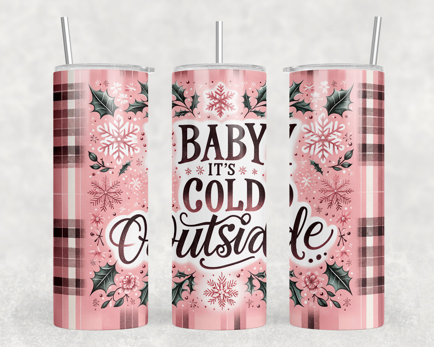 Winter Christmas 20oz Skinny Tumbler - 1802