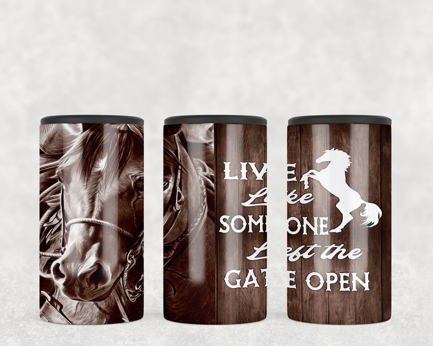 Horse Gate Open 5-in-1 Can Hugger Tumbler - 1815